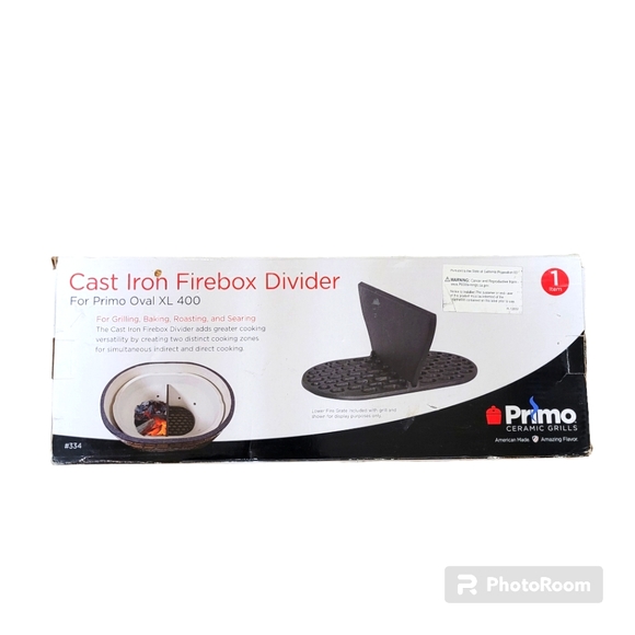 primo Kitchen Nib Primo Ceramic Grills Cast Iron Firebox Divider For Oval Xl 40 Grill Poshmark